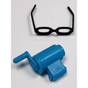 VTG 1995 MATTEL Teacher Barbie Classroom REPLACEMENT PENCIL SHARPENER & GLASSES